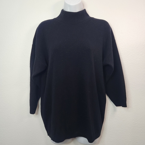 Turtle Bay Vintage 90s Mock Turtle Neck Baggy Sleeve Sweater - Picture 4 of 8
